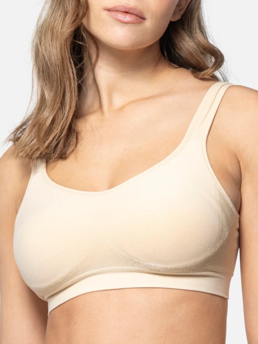 NWT Underoutfit 457 The Comfort Shaping Bra Sand 3X